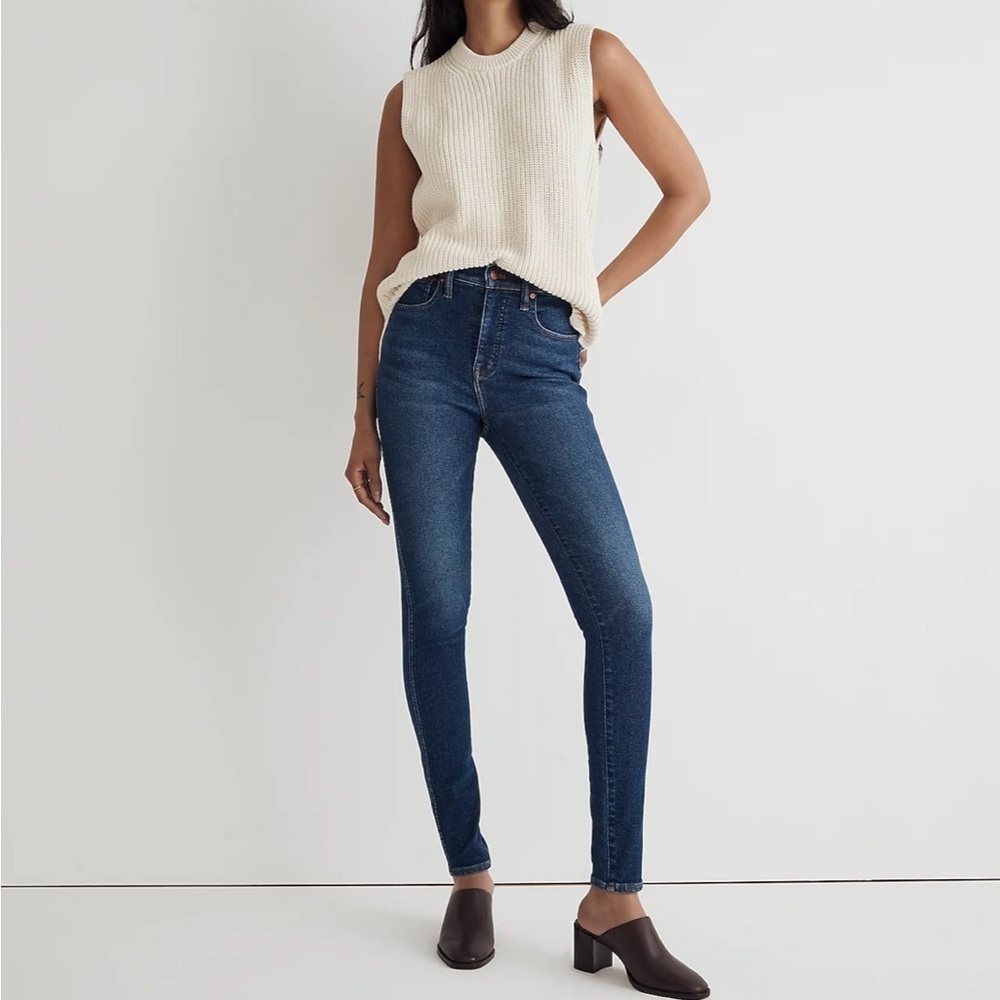 Madewell High 10” Rise Skinny Jeans Stretch Size 24